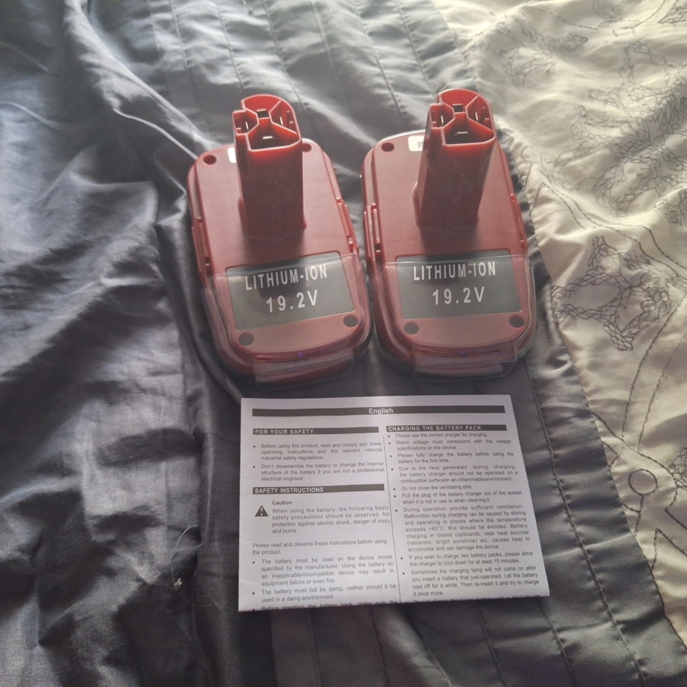 Lithium-Ion 19.2V Battery Pack - Red